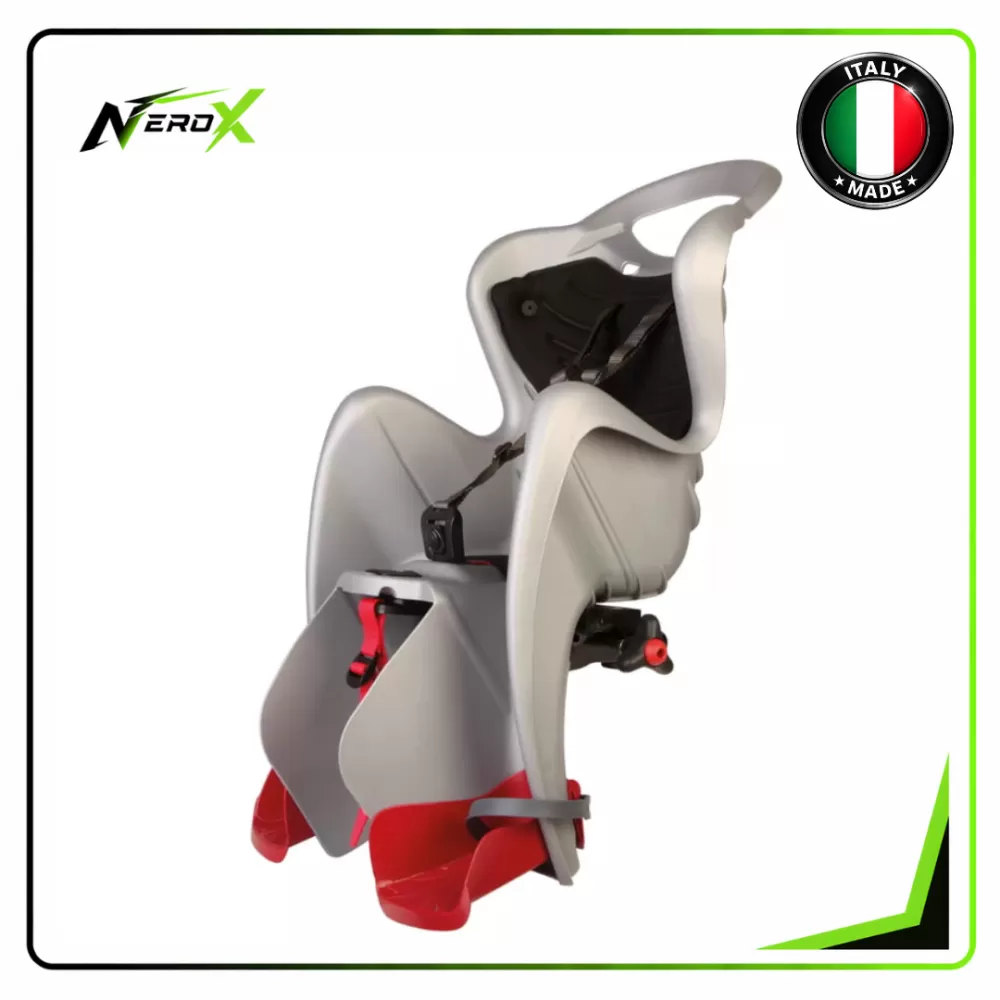 Silla Italiana portabebe trasera MR FOX CLAMP