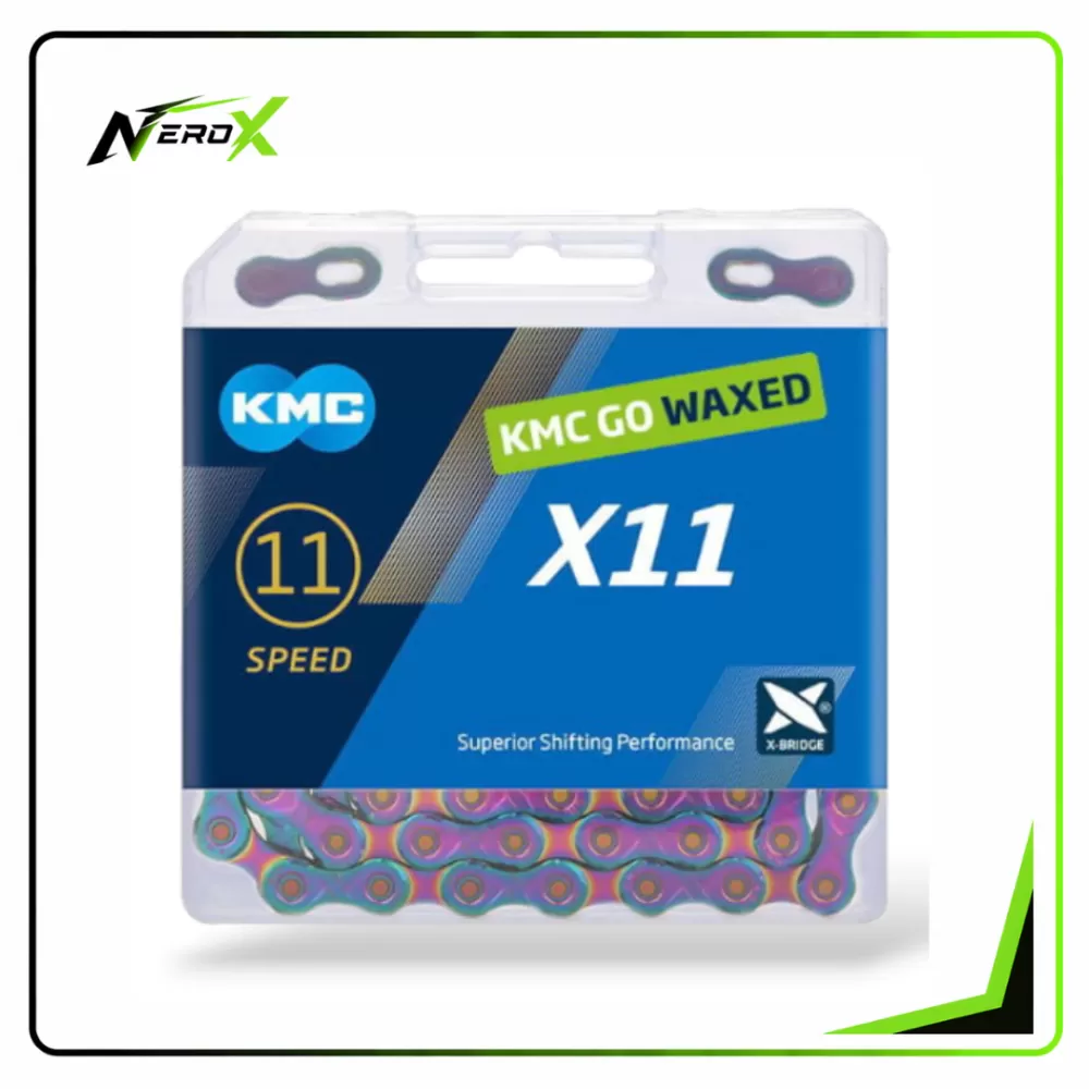 Cadena KMC 11vel. Aurora Blue 