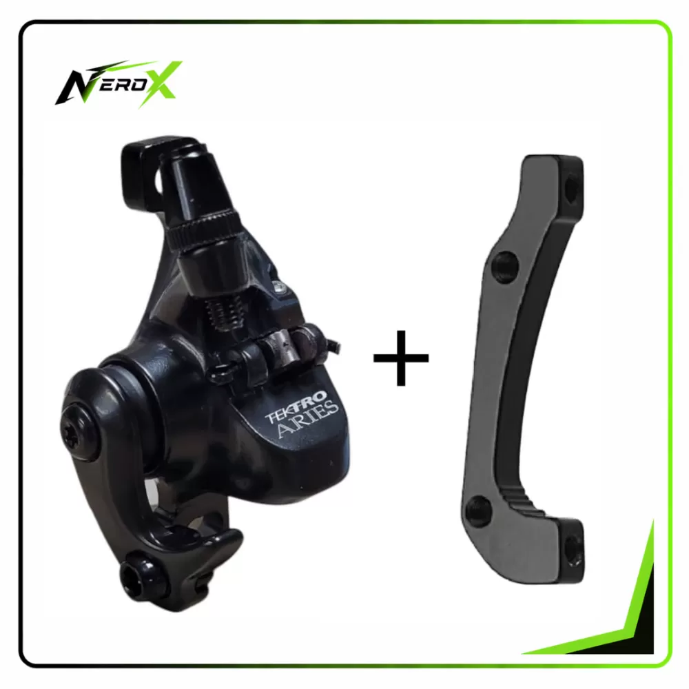 Freno de disco mecanico TEKTRO +Adaptador trasero